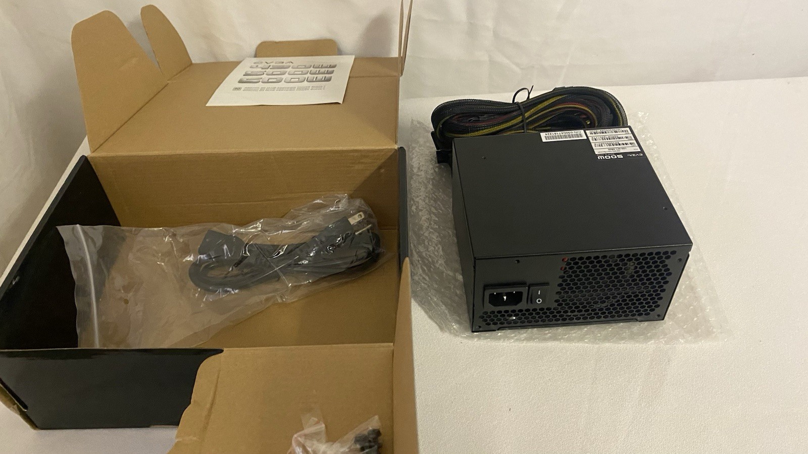 EVGA 500 W1 80Plus 500W Power Supply – 100-W1-0500-KR Brand New Fast Shipping