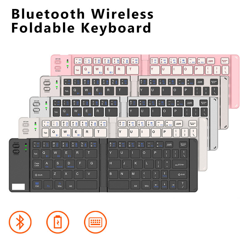Slim Wireless Bluetooth Keyboard For iMac iPad Android Phone Tablet PC Laptop