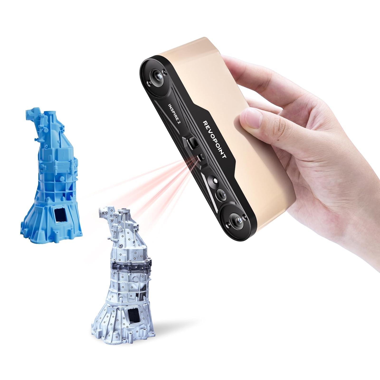 INSPIRE 2 Scanner Revopoint 3D Printing Full Color Handheld