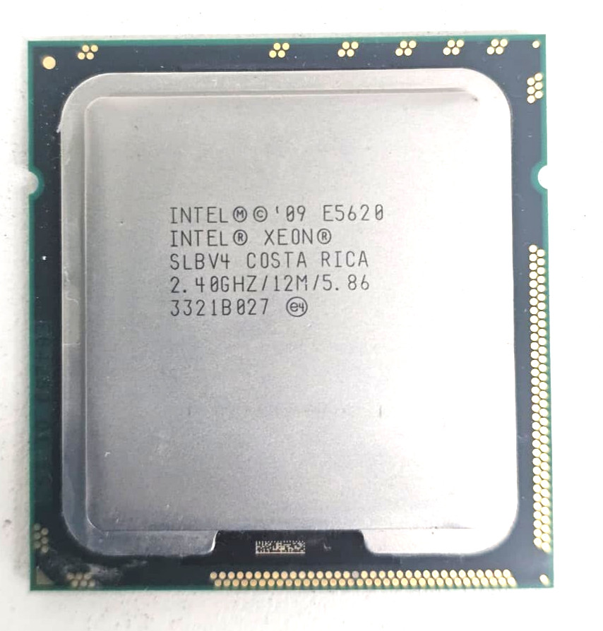 Intel Xeon 09 E5620 SLBV Processor Costa Rica 2.40GHz/12M/5.86 3321B027 Tested.