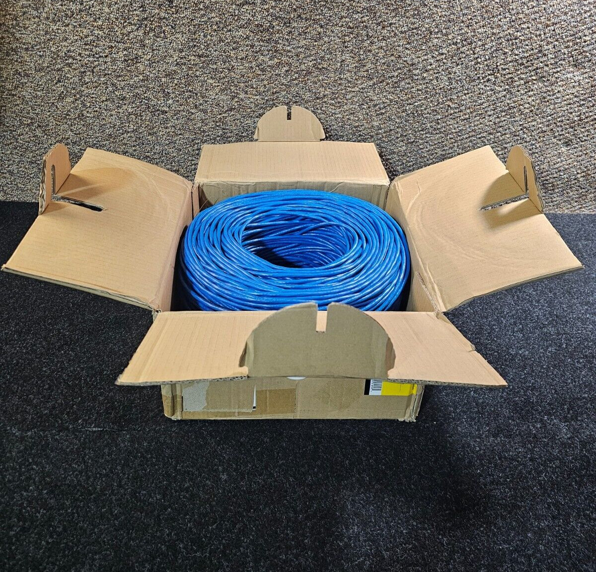 StarTech 1000 feet Bulk Cat6 Ethernet Cable Stranded-CM-Rated for In-Wall Use