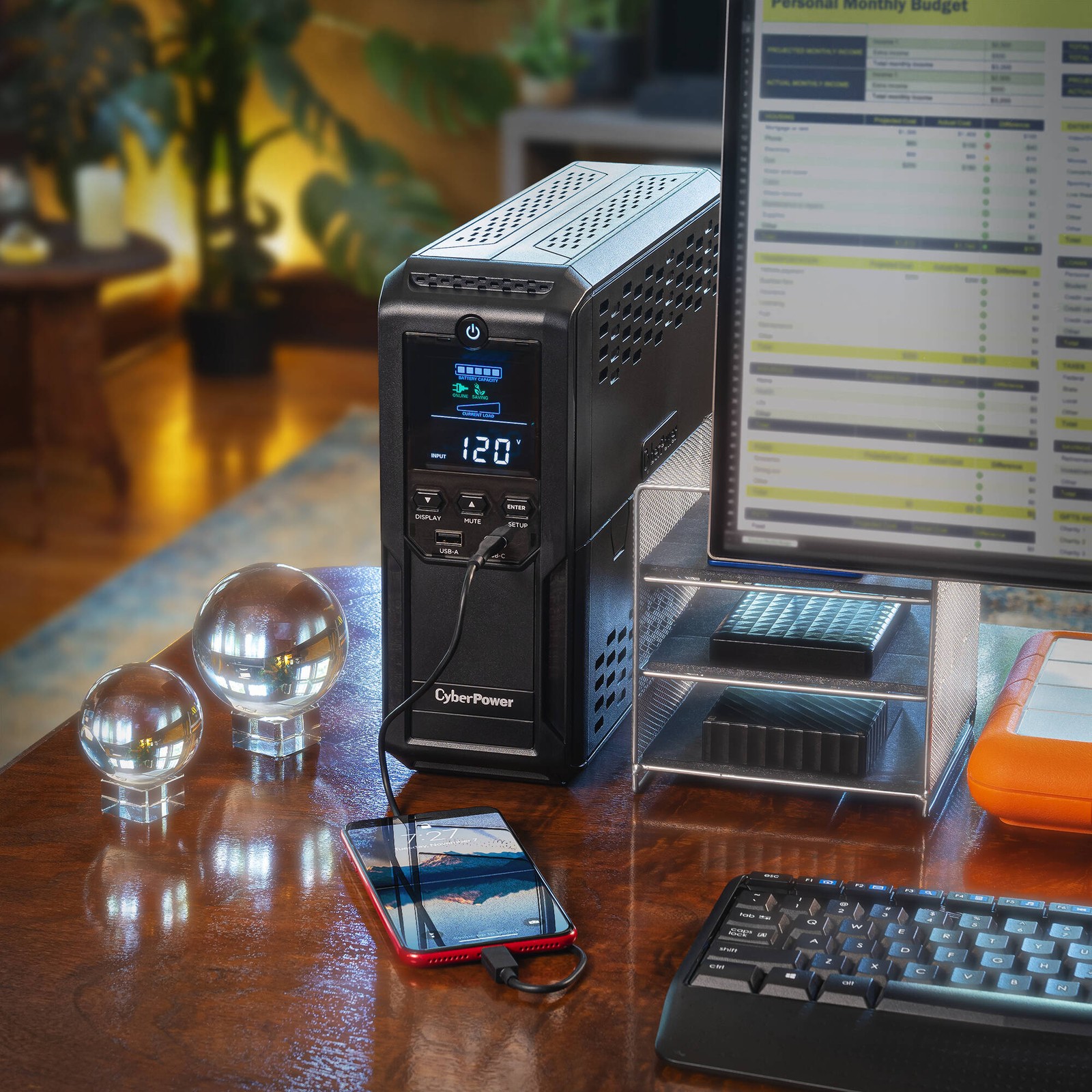 CyberPower CP1500AVRLCD3-R 1500VA/900W Mini Tower UPS – Certified Refurbished