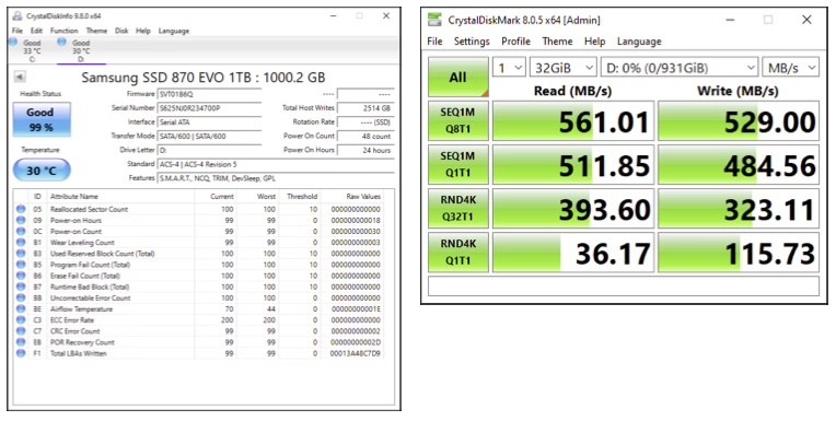Samsung 870 EVO 1TB, 2.5 inch Internal SSD – ‎MZ-77E1T0