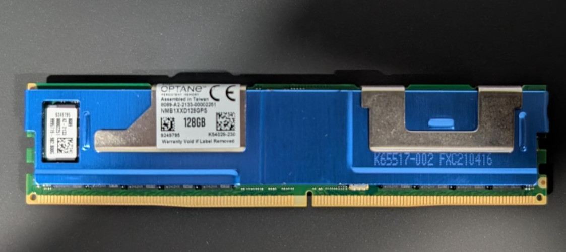 NMB1XXD128GPS Intel Optane 128GB DDR4 PC4-3200 DCPMM Persistent Server Memory