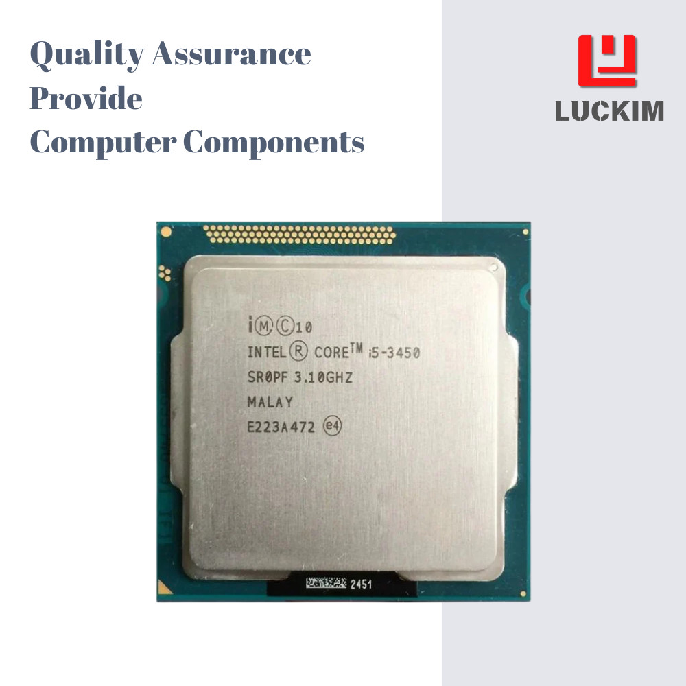 Intel Core i5-3450 CPU – Socket LGA 1155 4 Cores 4 Threads 3.1GHz 6MB L3 Cache