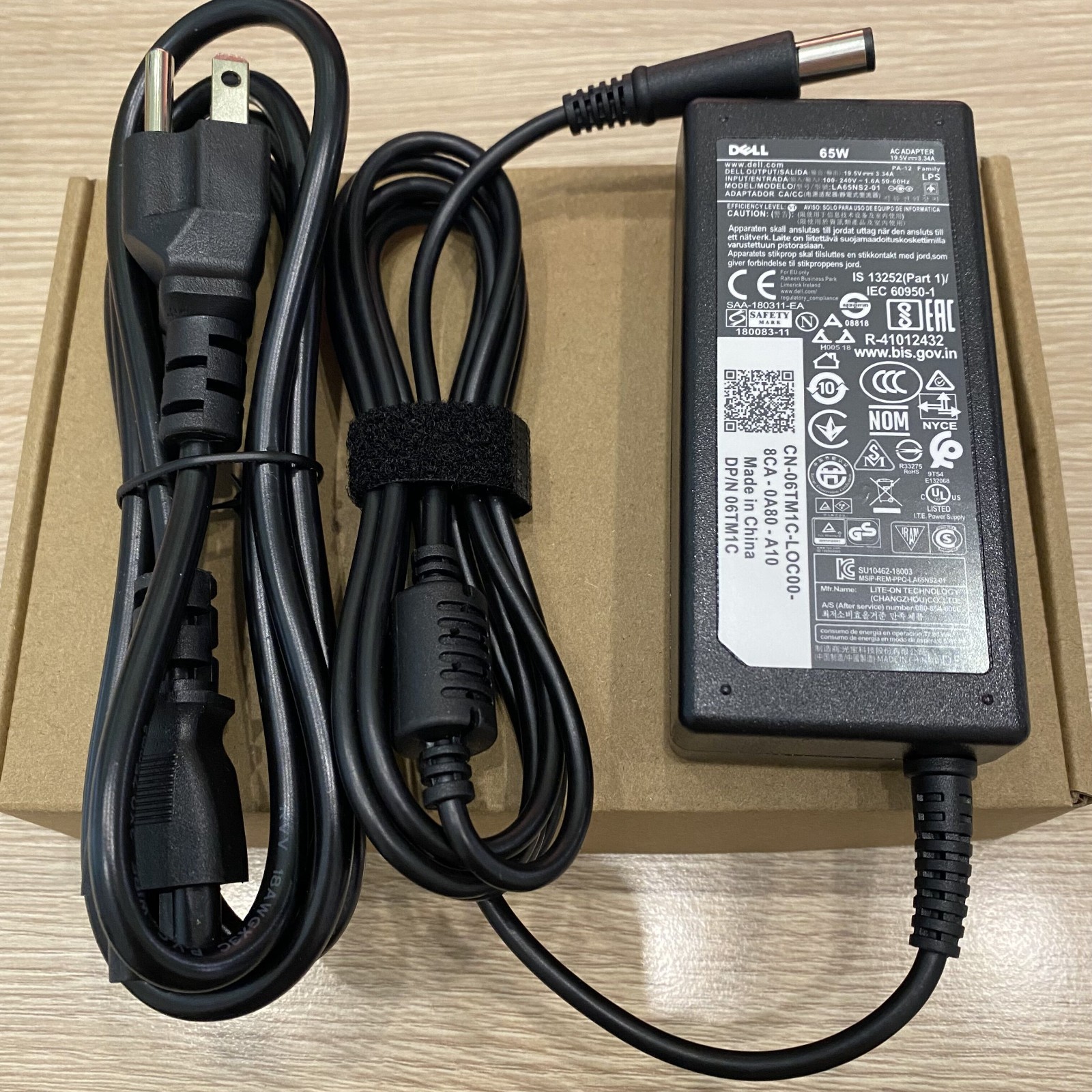 Genuine OEM 65W Dell PA-12 AC Adapter Charger 928G4 06TM1C LA65NS2-01 7.4*5.0mm