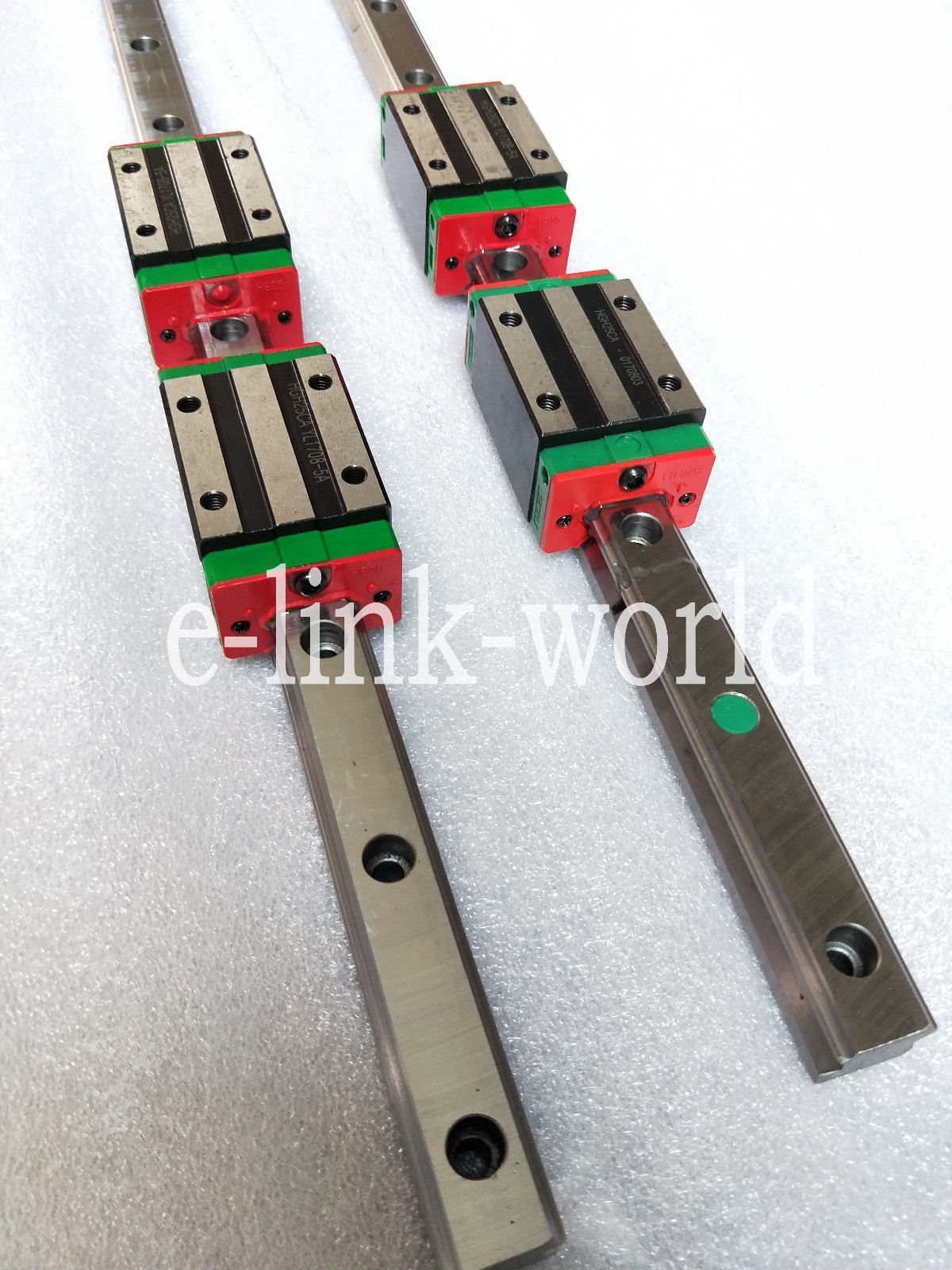 2 pcs HGR15-500mm HG Linear Rail & 4 pcs HGH15CA Carriage Block Bearing