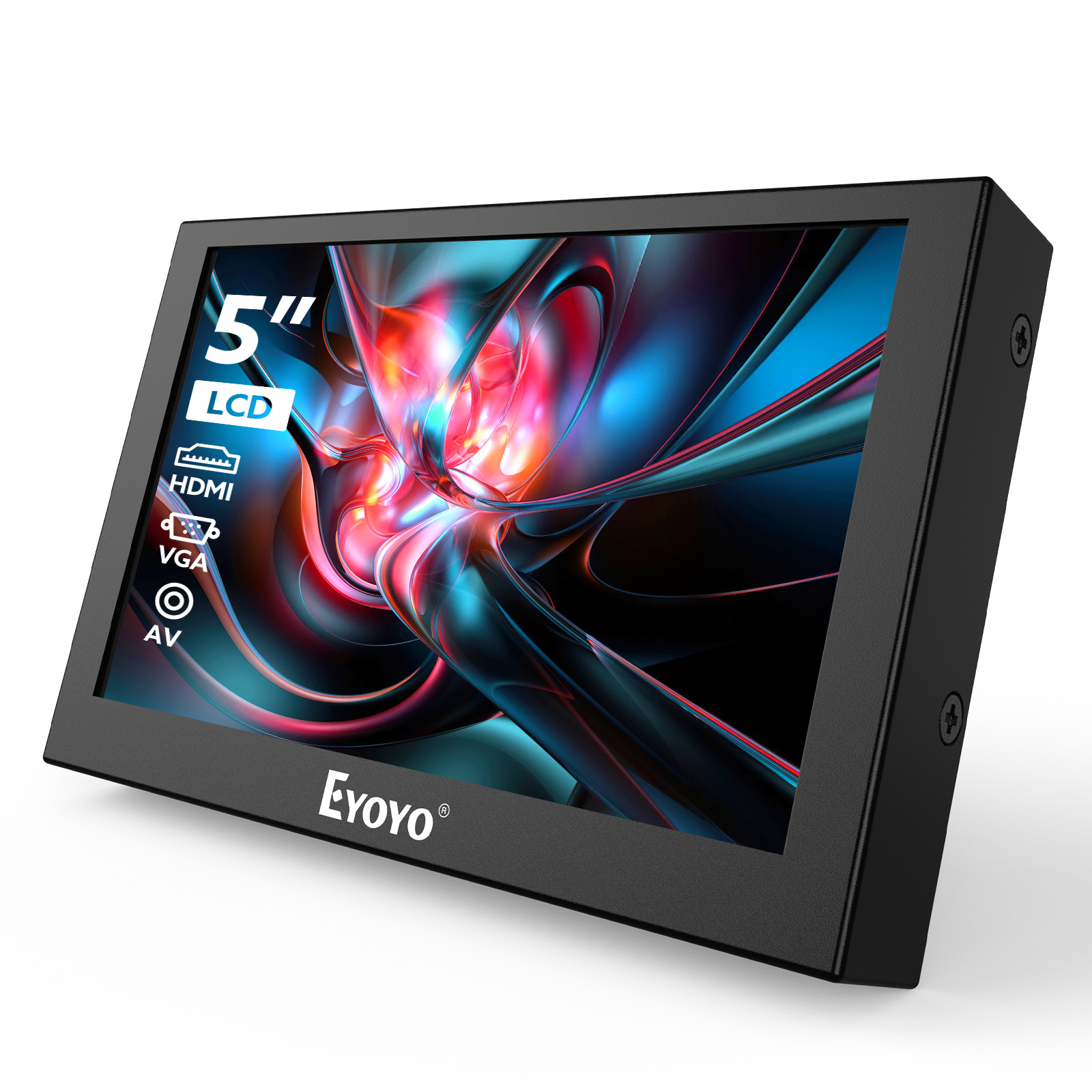 Eyoyo 5″ Mini HDMI Monitor 800×480 Portable LCD Display HDMI/VGA/BNC/AV for CCTV