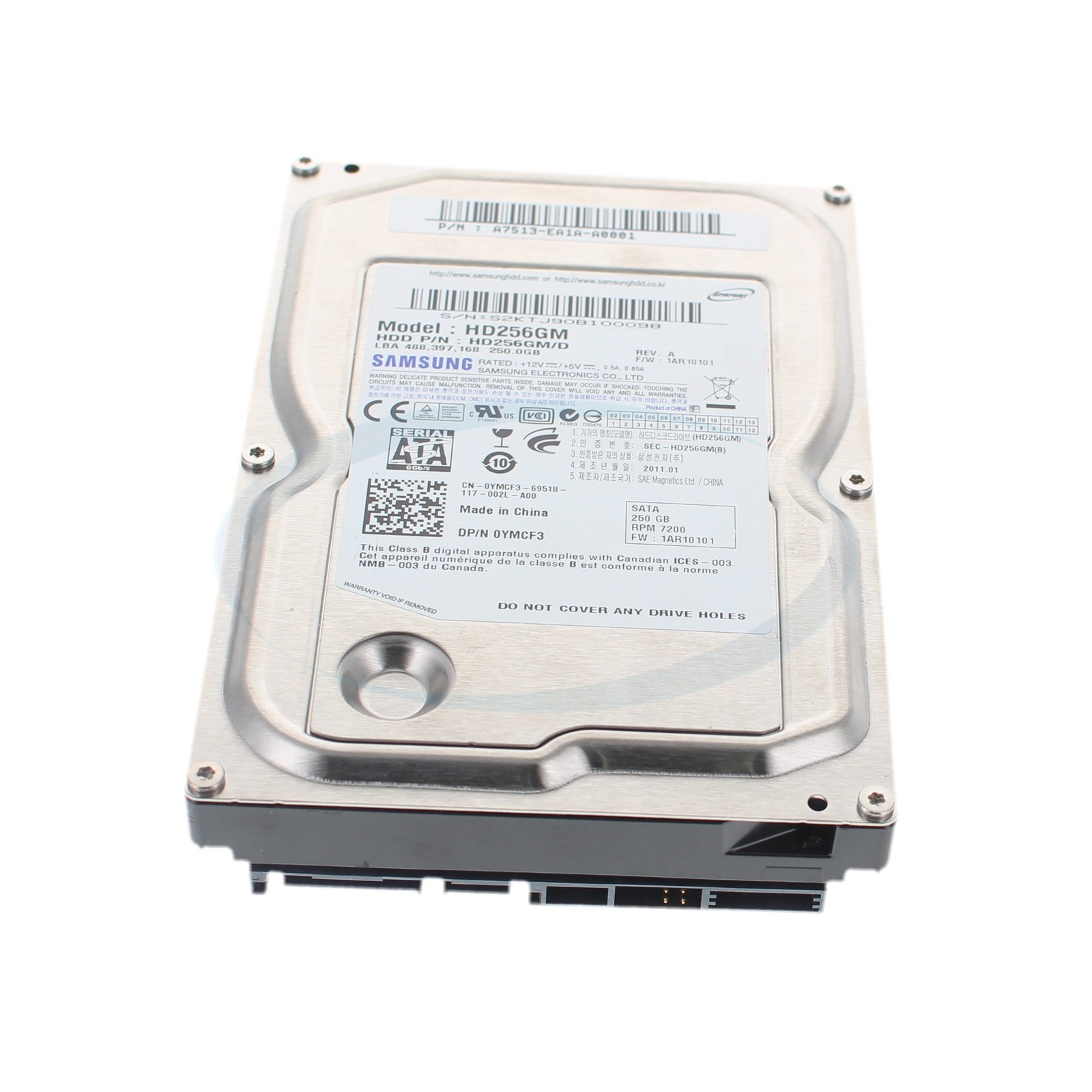 DELL YMCF3 250GB 7200RPM 3.5 SATA 6Gb/s Hard Drive