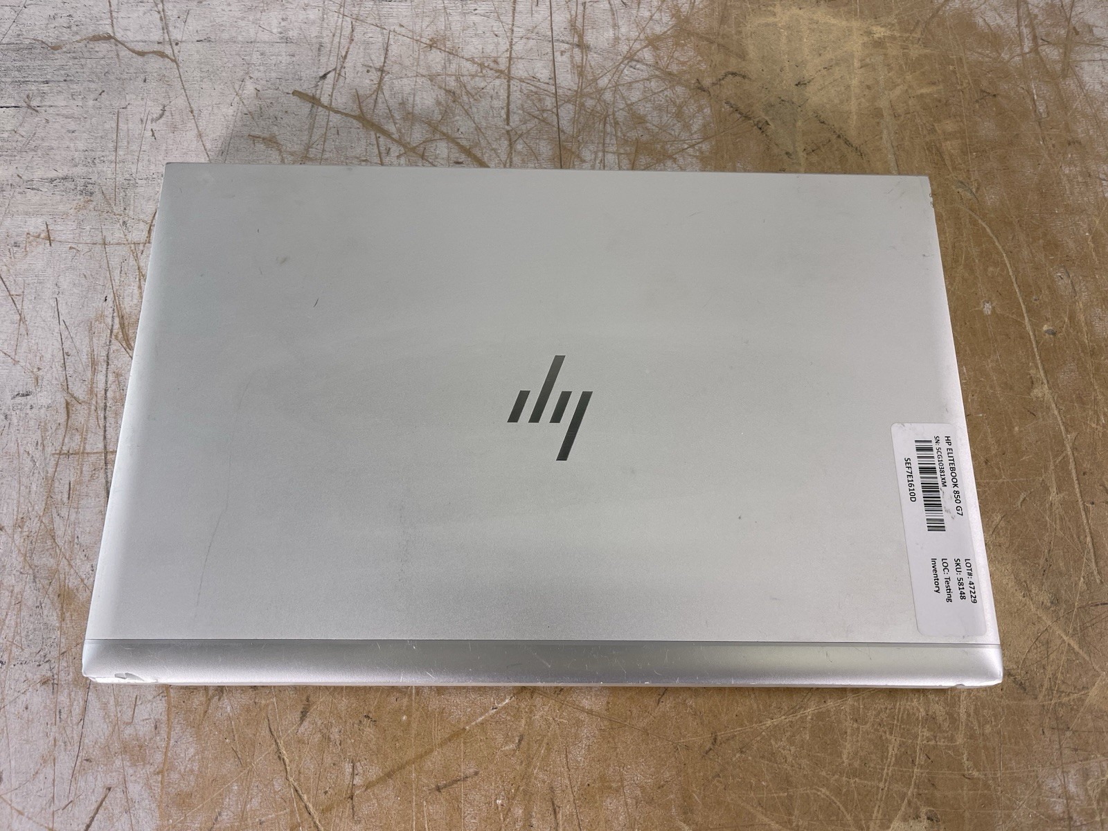 HP ELITEBOOK 850 G7 i7-10510U @ 1.80GHz, 8GB RAM, NO HDD/OS – (FOR PARTS)