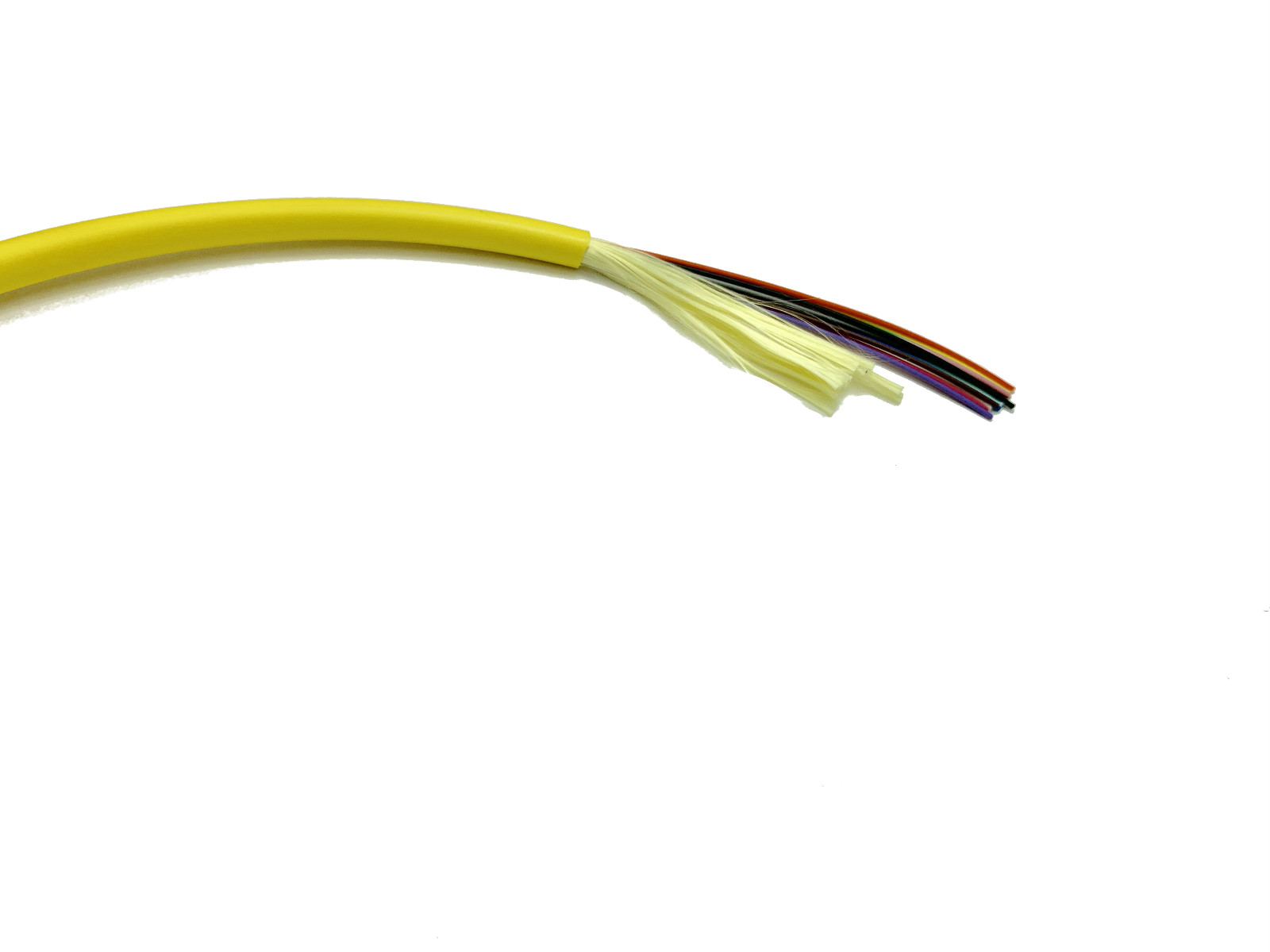 12 Strand Indoor Riser Singlemode Corning Glass Fiber Optic Cable- 1500ft