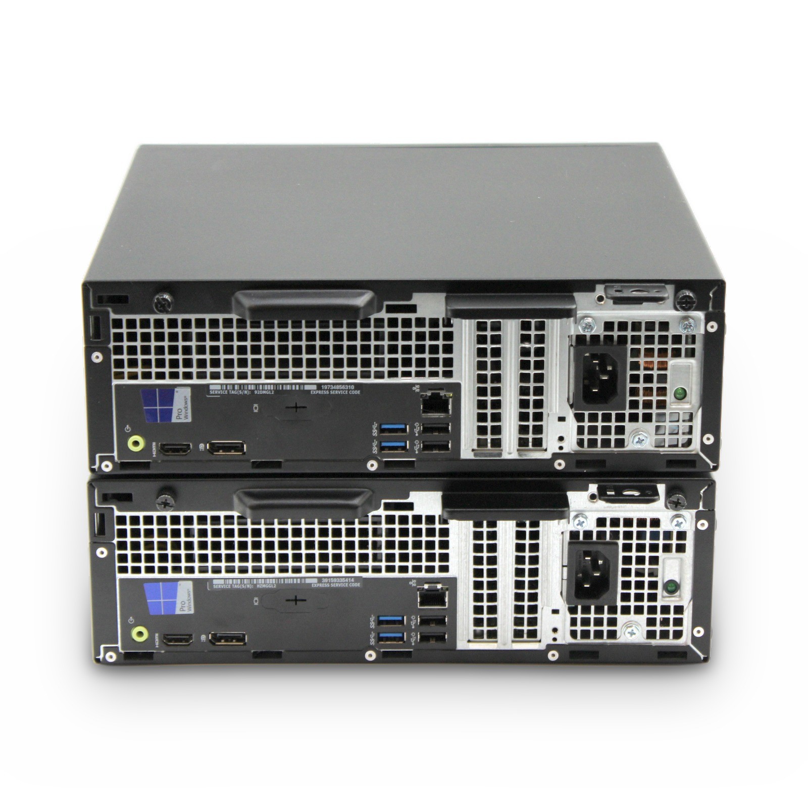Lot of 2 Dell OptiPlex 3050 SFF i5-7500 3.4GHz 8GB No Drive, OS, Power Cord