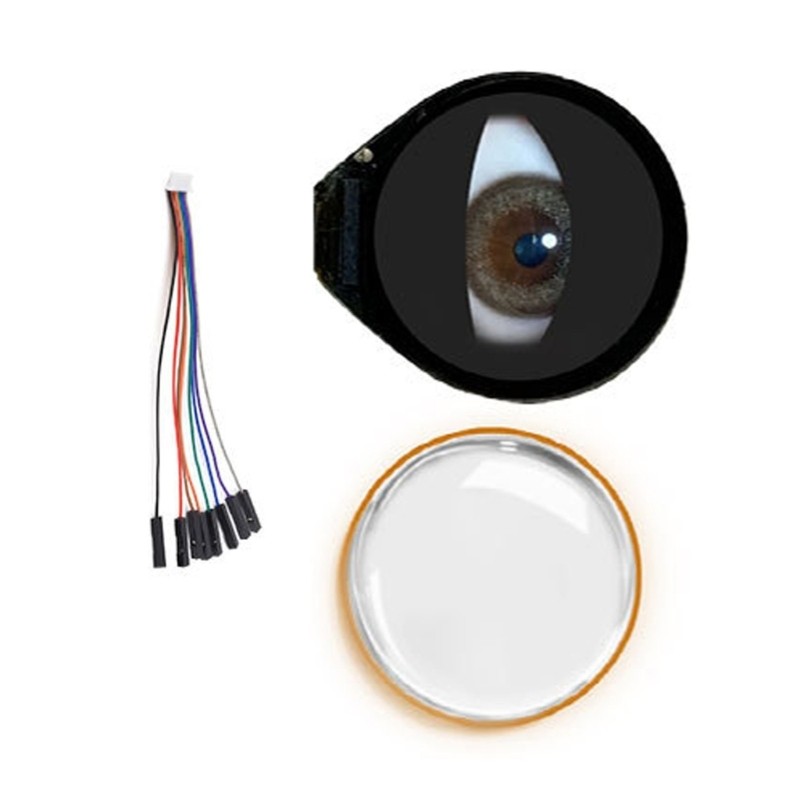 0.71in Round LCD Display Screen 160x160P Highly Resolution for Wearable Devices