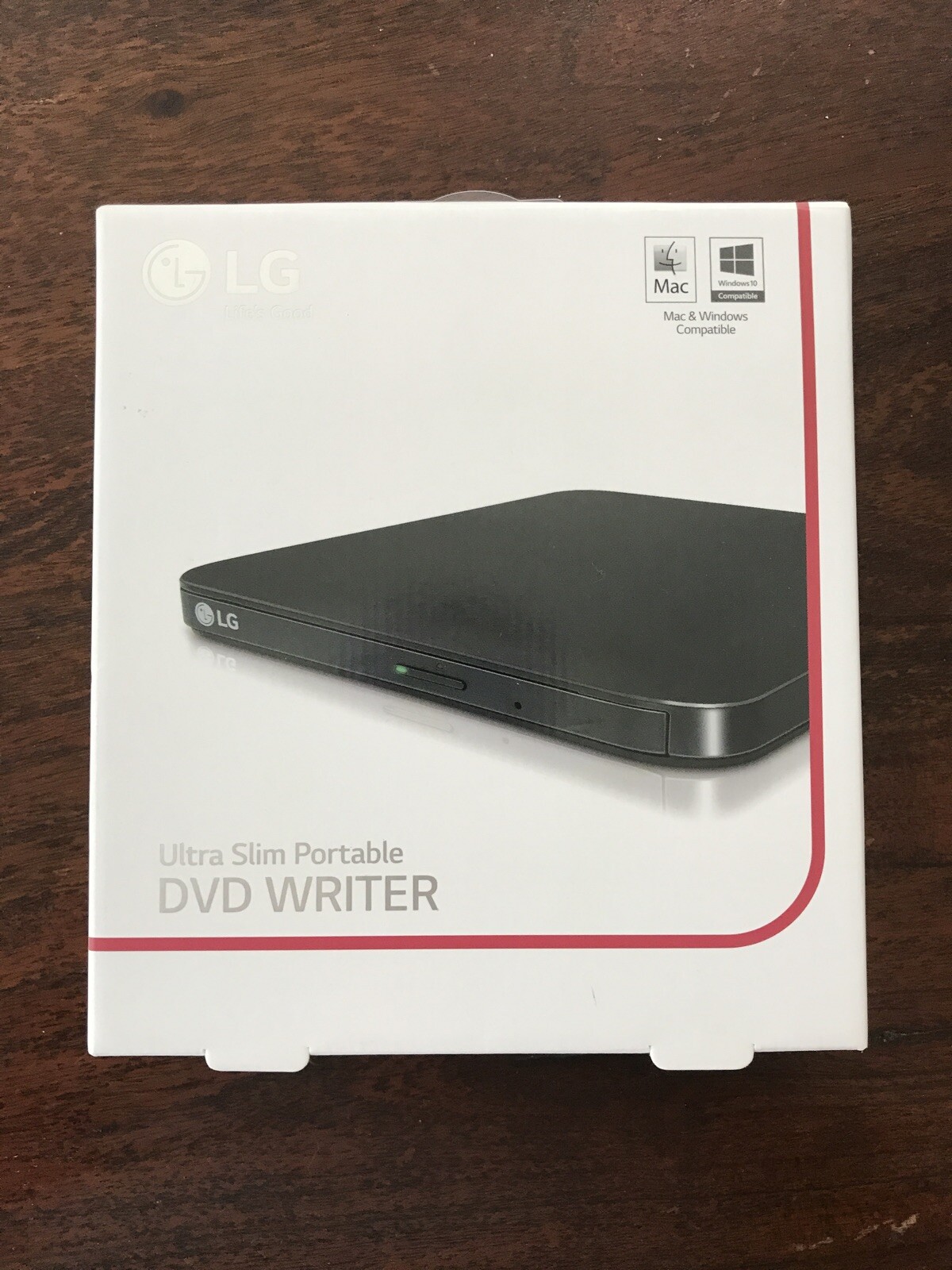 LG Ultra Slim Portable External DVD Burner Writer Drive PC Mac Compatible