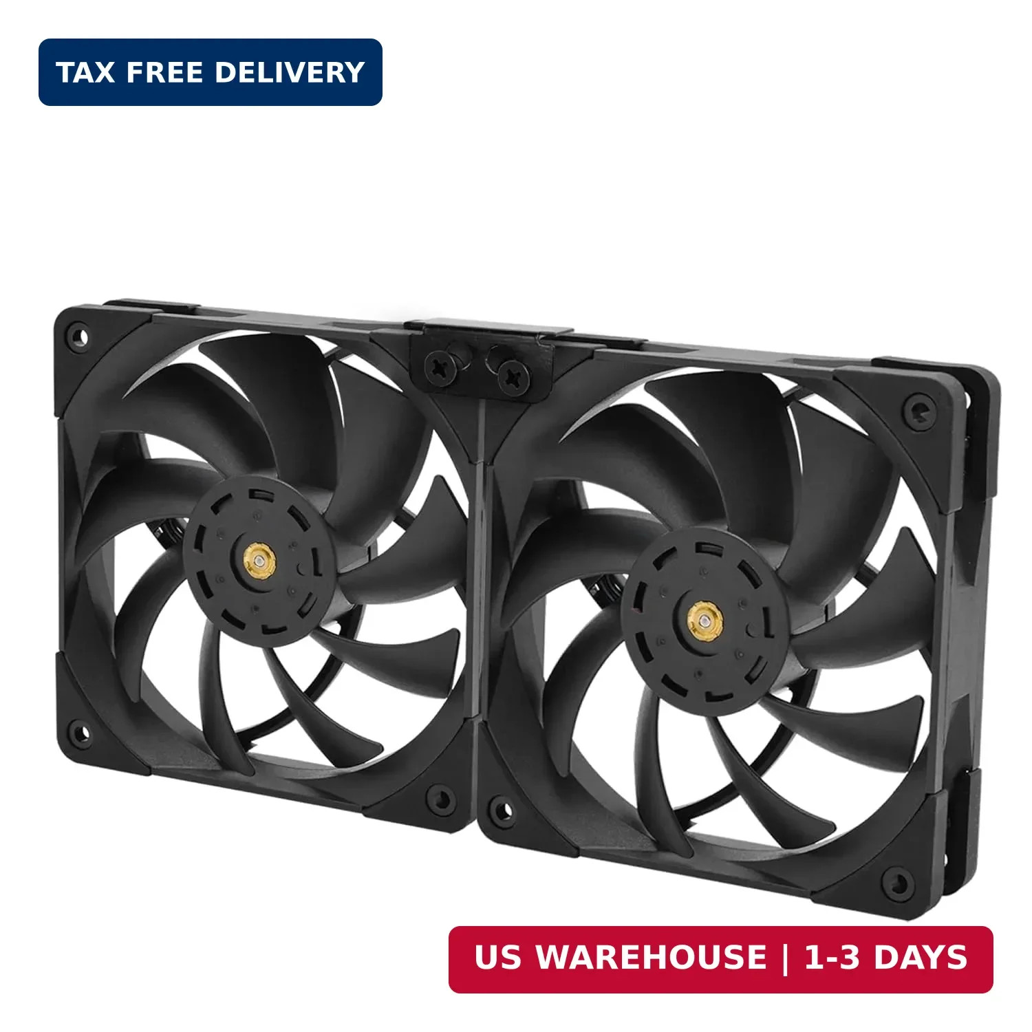 Fan Bracket Dual Fan Computer Radiator Holder for Video Card Cooling DIY Support