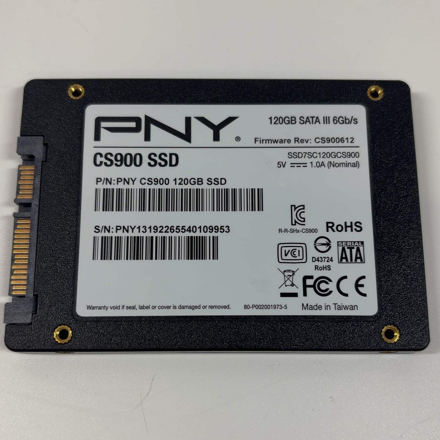 PNY CS900 120GB SATA SSD