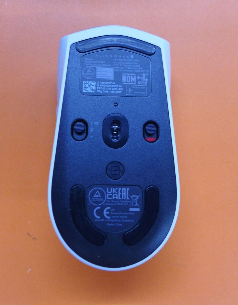 Genuine Alienware Tri-Mode Wireless Gaming Mouse 2.4Ghz AW720M DDPJK