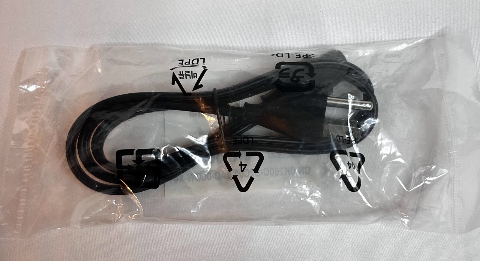 Dell 3-Prong AC Power Cord, Genuine, Part 0K260C, New, Original Seal