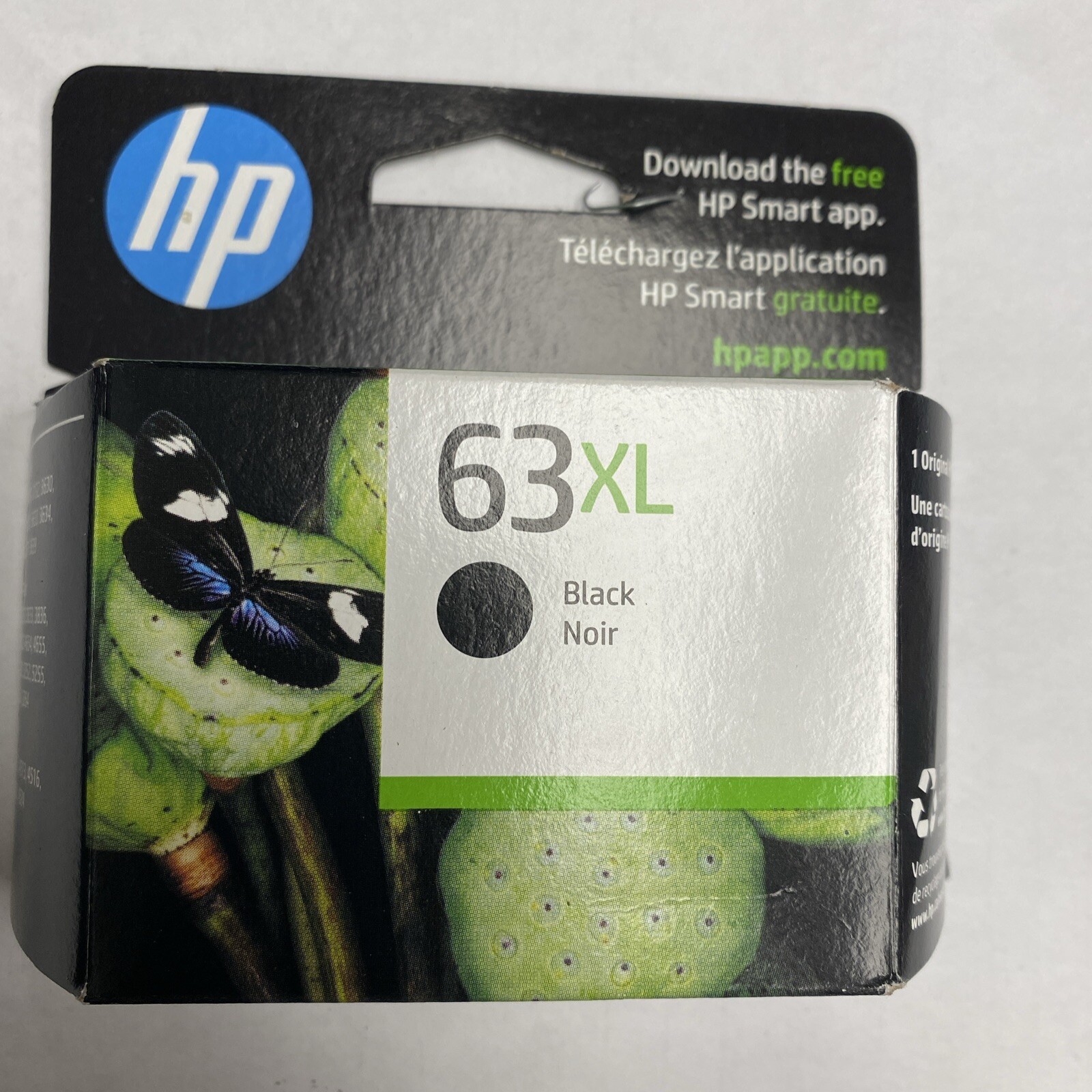 Original HP 63XL High Yield Black Ink Cartrdge Dated 2026 NEW 63 XL