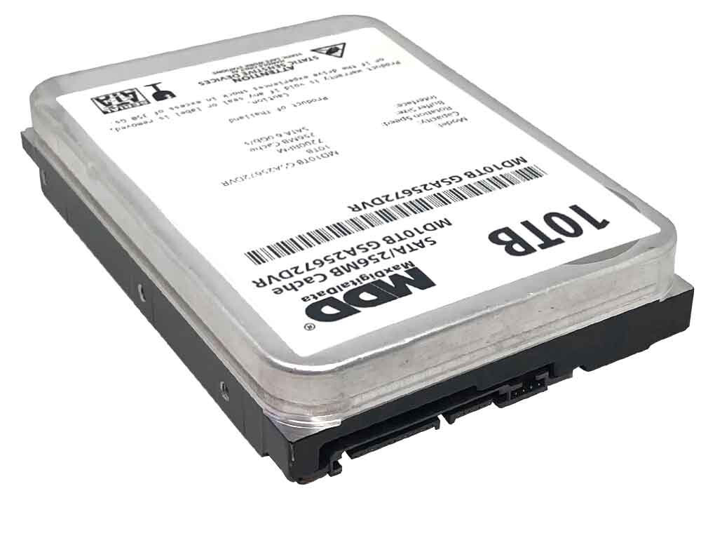 MDD 10TB 7200RPM 256MB Cache 3.5″ SATA 6.0Gb/s Internal Surveillance Hard Drive
