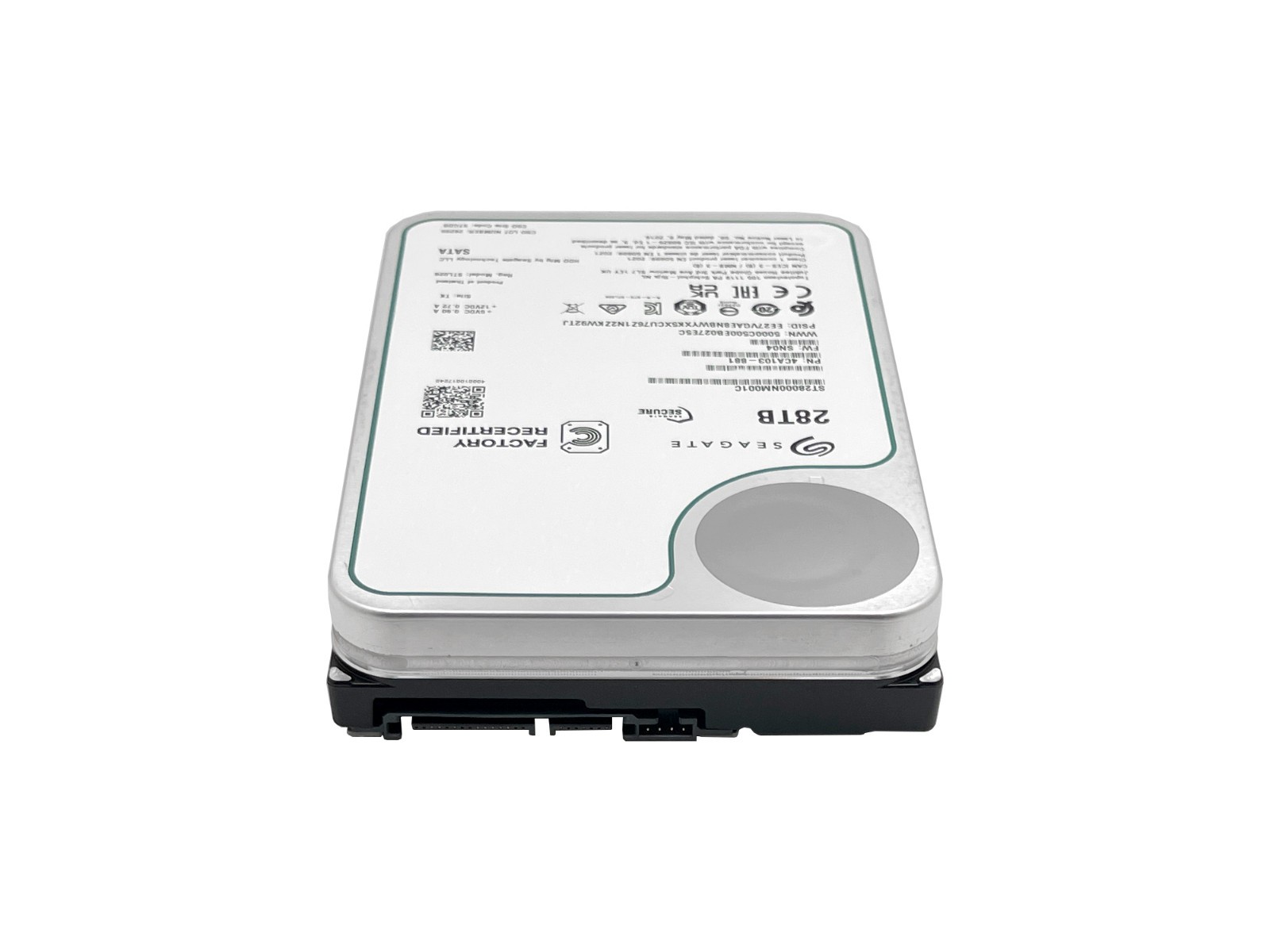 Seagate ST28000NM001C 28TB 256MB 7200RPM 3.5″ SATA 6.0Gb/s Enterprise Hard Drive