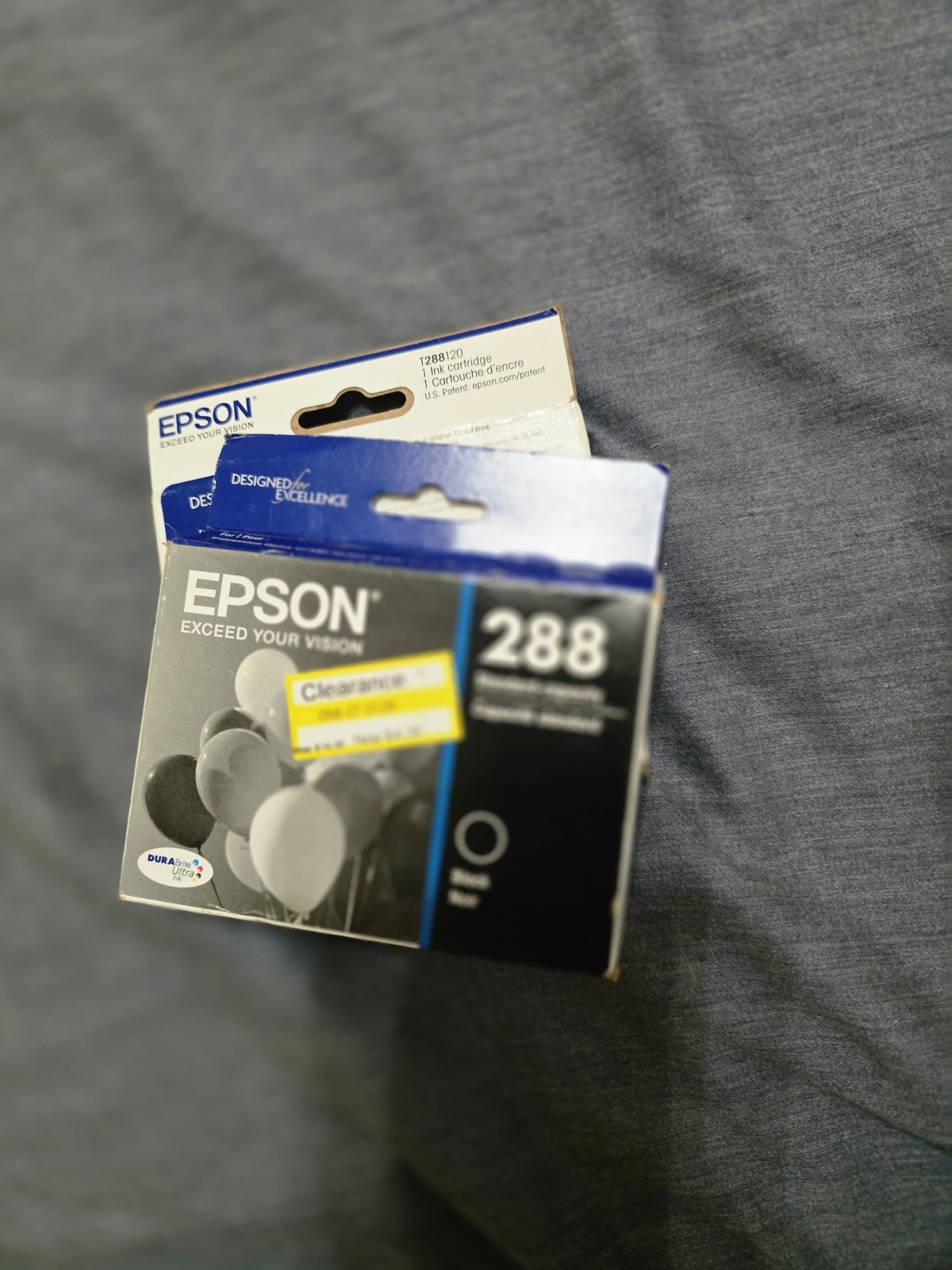 Epson 288 Black Ink Cartridge 2-Pack One Expires 04/27, The Other Expired 03/25