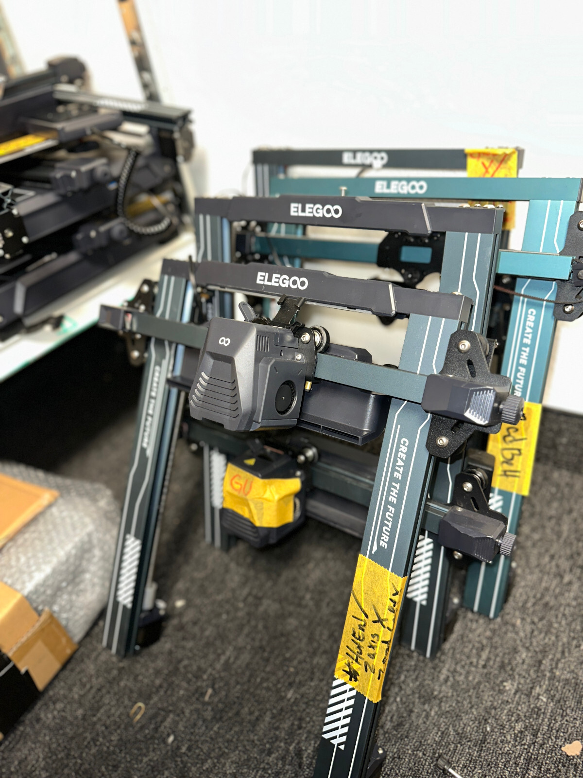 Lot of Elegoo Neptune 4 (PRO) PLUS MAX High Speed Direct Drive Klipper Friendly