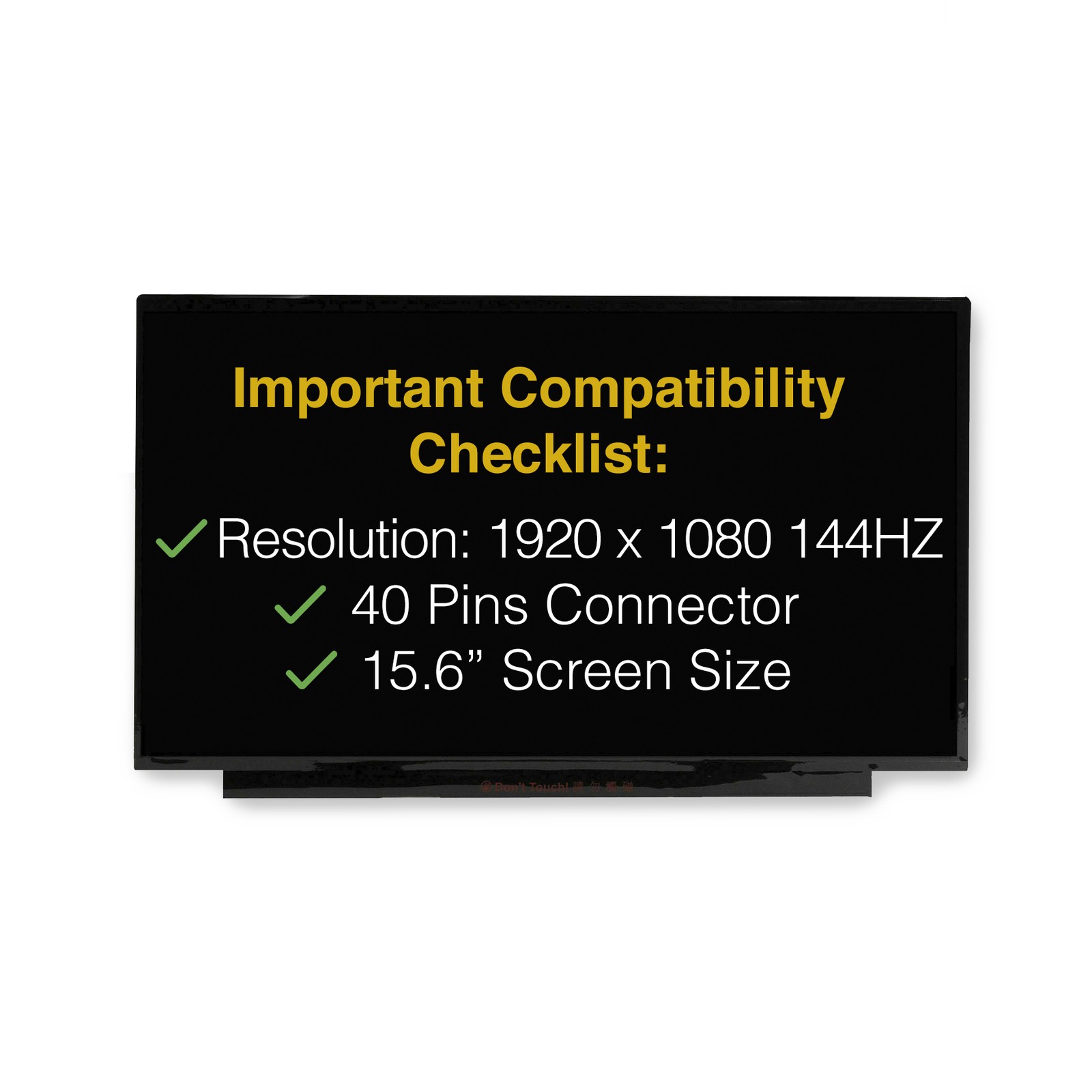 Dell G15 5535 Screen Replacement 40 Pins FHD LCD Display