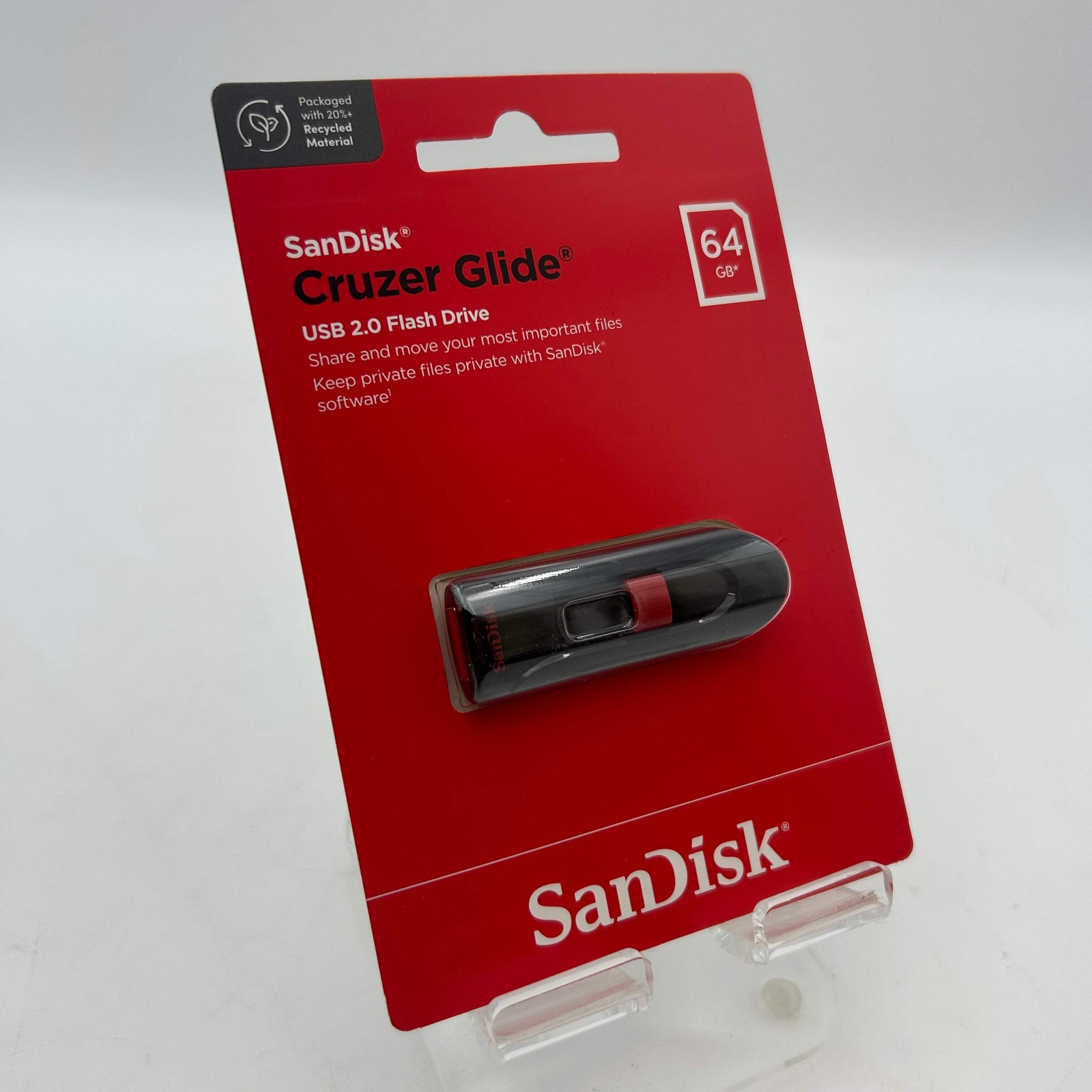 SanDisk Cruzer Glide USB 2.0 Flash Drive 64GB – New In Box