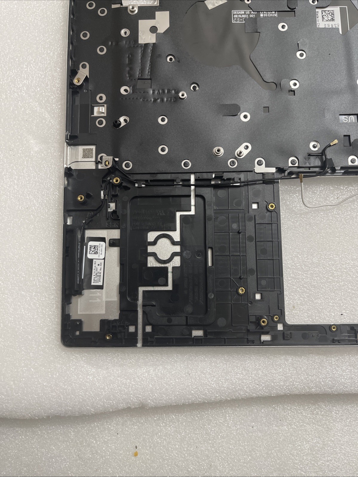 OEM DELL Inspiron 16PLUS 7630 7635 Palmrest Bcl Keybord 0JT64C Silver SA T7 Read
