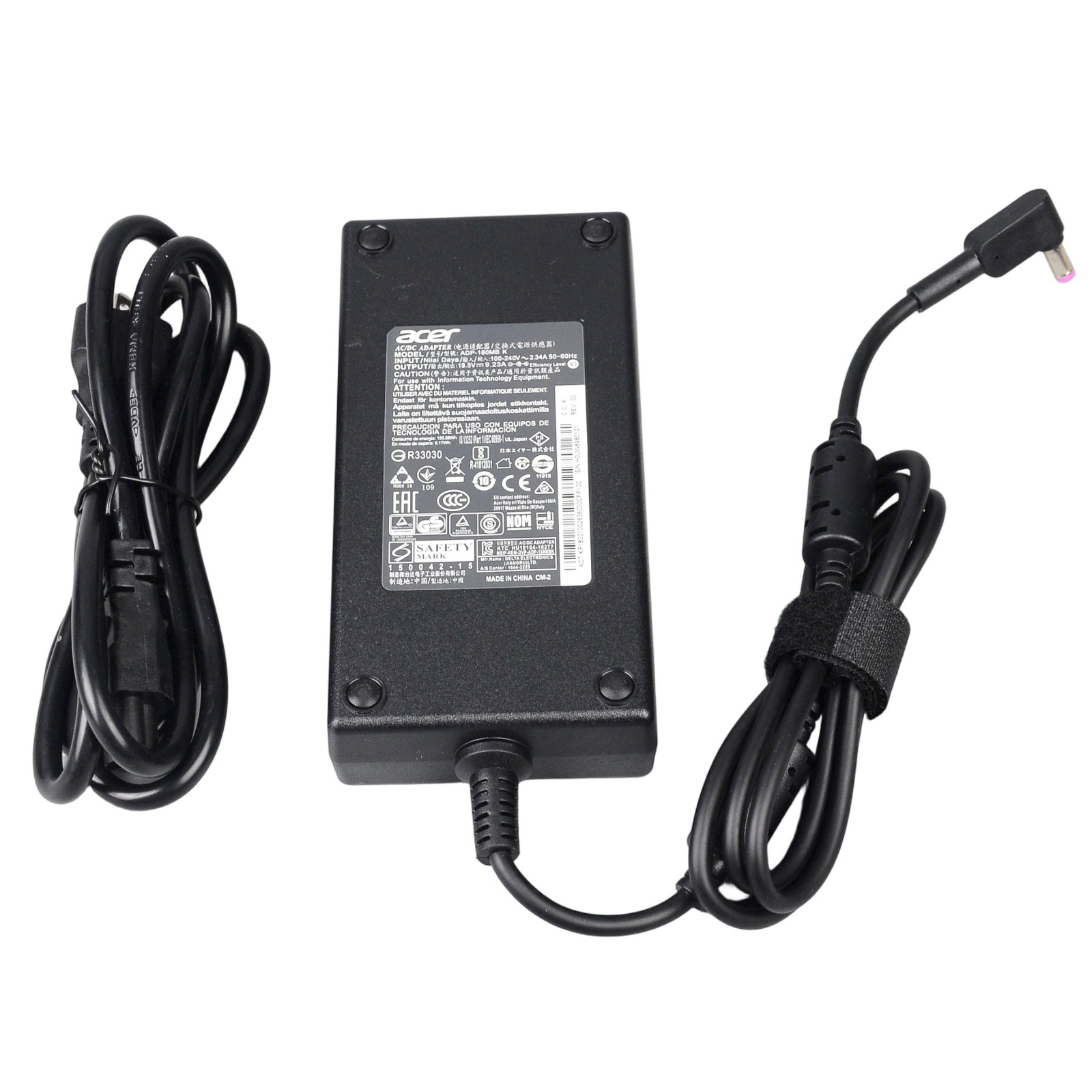 For Acer Nitro 5 AN517-54 180W Charger ADP-180TB F 5.5×1.7mm Power Cord