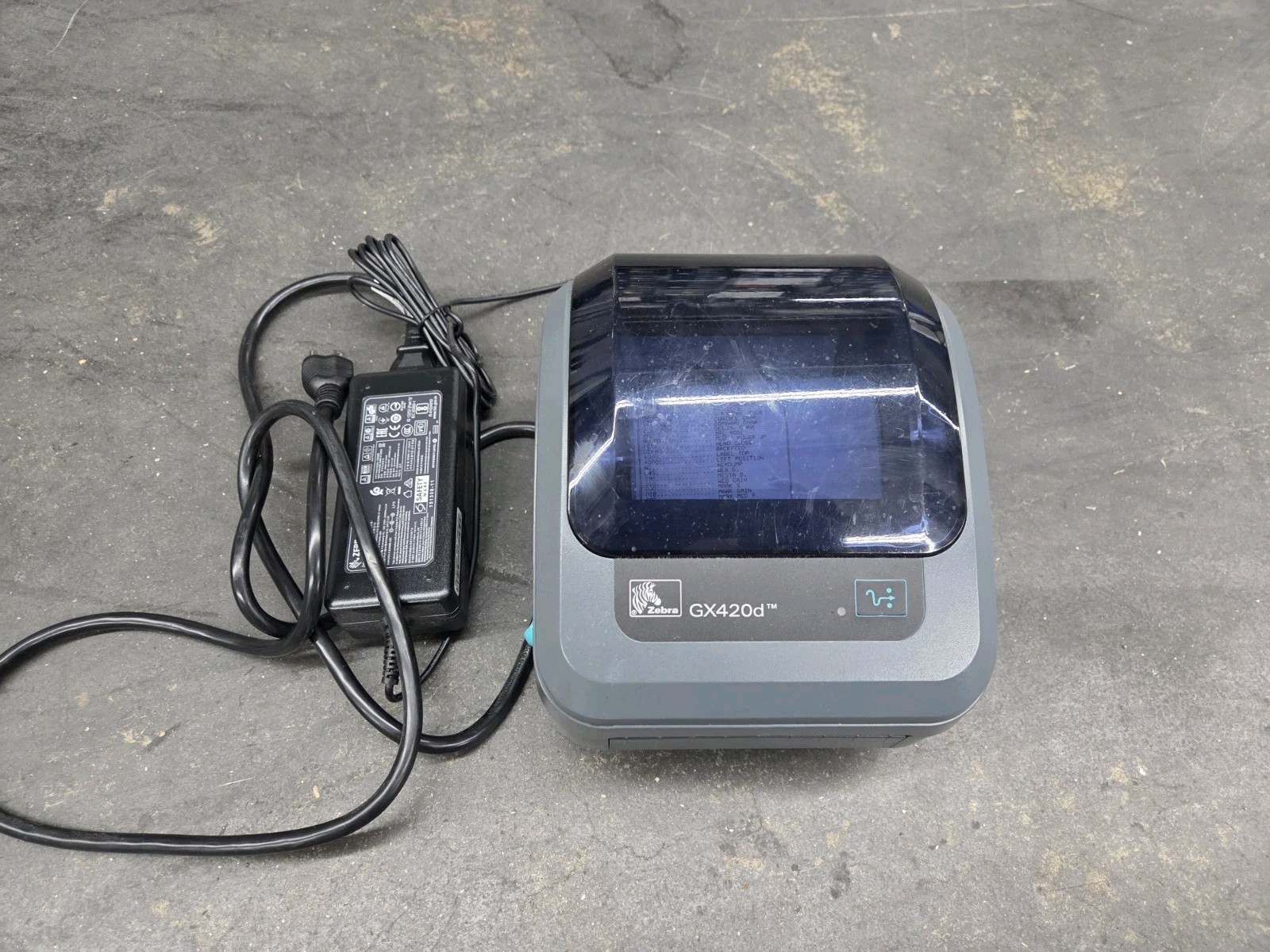 Zebra GK420d Thermal Label Printer GK42-202510-000 With A/C Tested