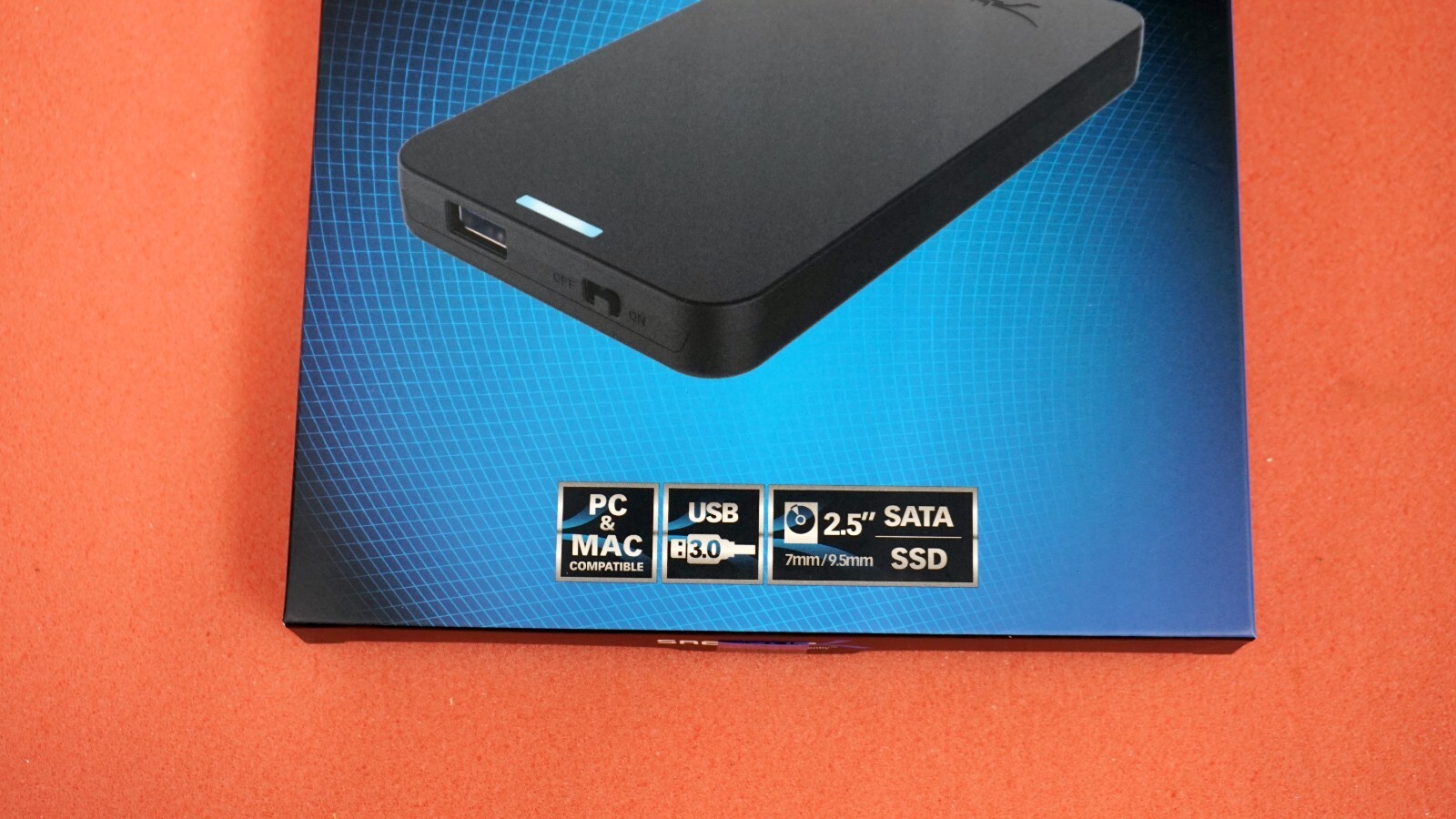 Sabrent 2.5″ SATA/SSD USB 3.0 Tool-Free External Hard Drive Enclosure EC-UASP