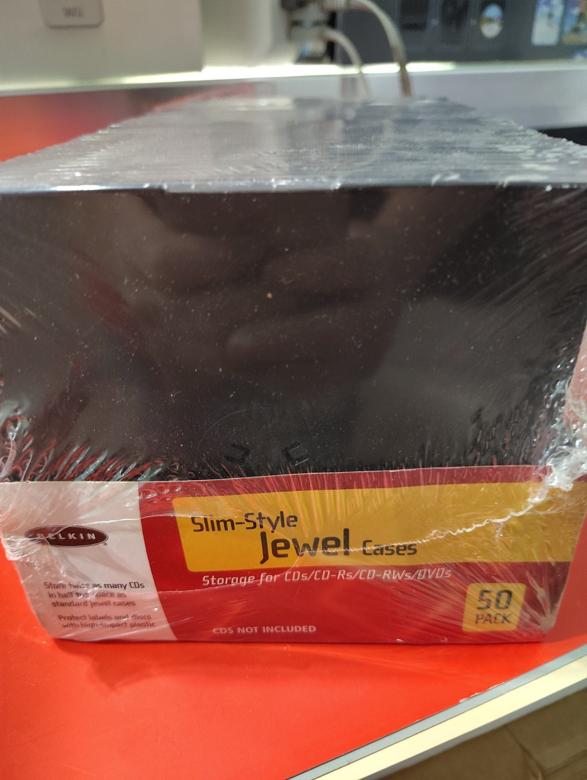 50 Slim Jewel CD – DVD Cases – Brand New Sealed.