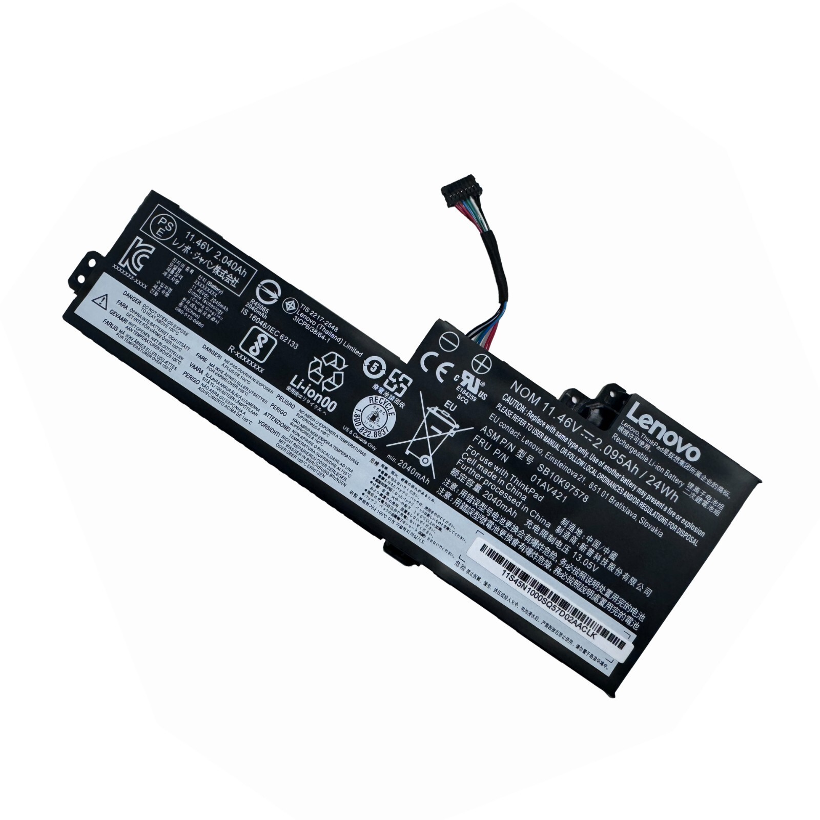 OEM Genuine 24WH 01AV421 01AV489 Internal Battery For Lenovo ThinkPad T470 T480