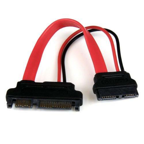 StarTech.com 6in Slimline SATA to SATA Adapter with Power – Slim SATA (F) to