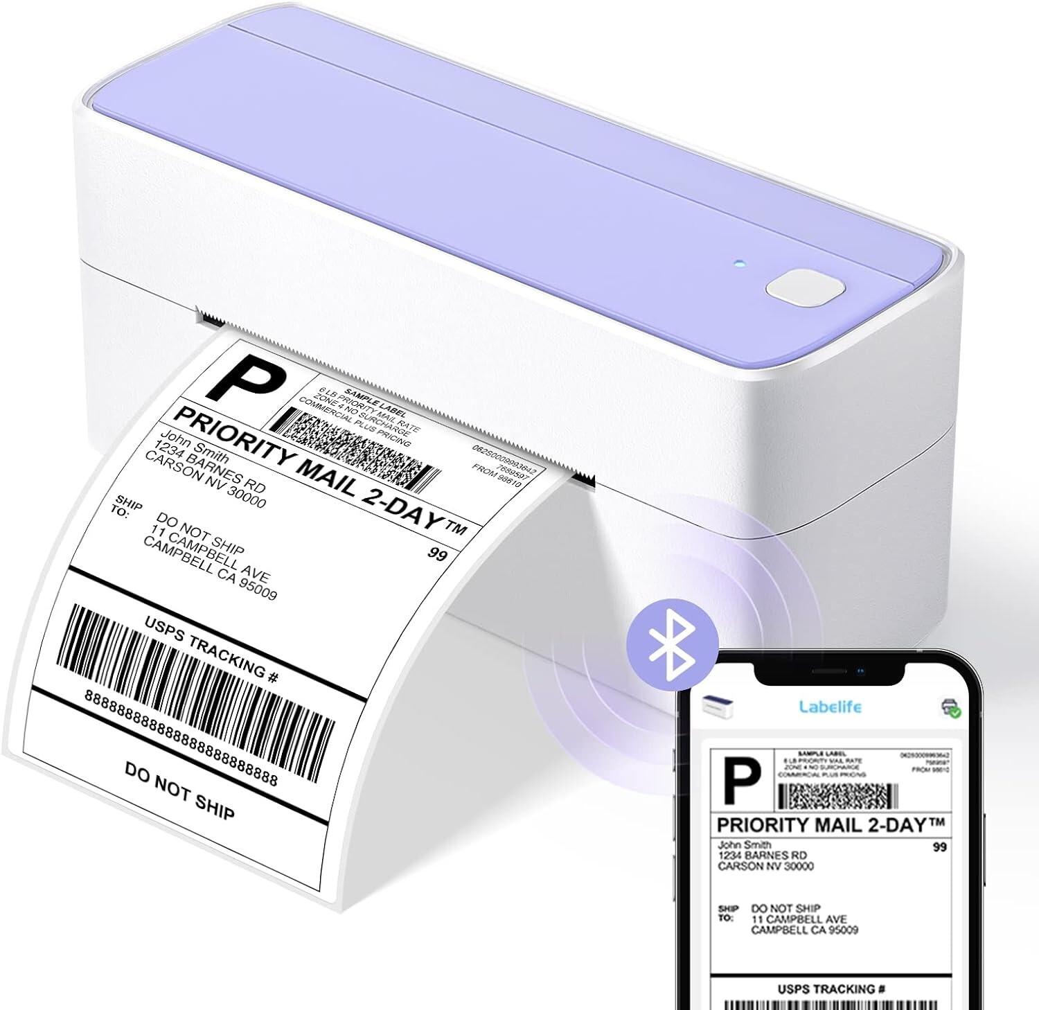 Phomemo Wireless Thermal Label Printer 4×6 Small Business USPS Shipping LOT
