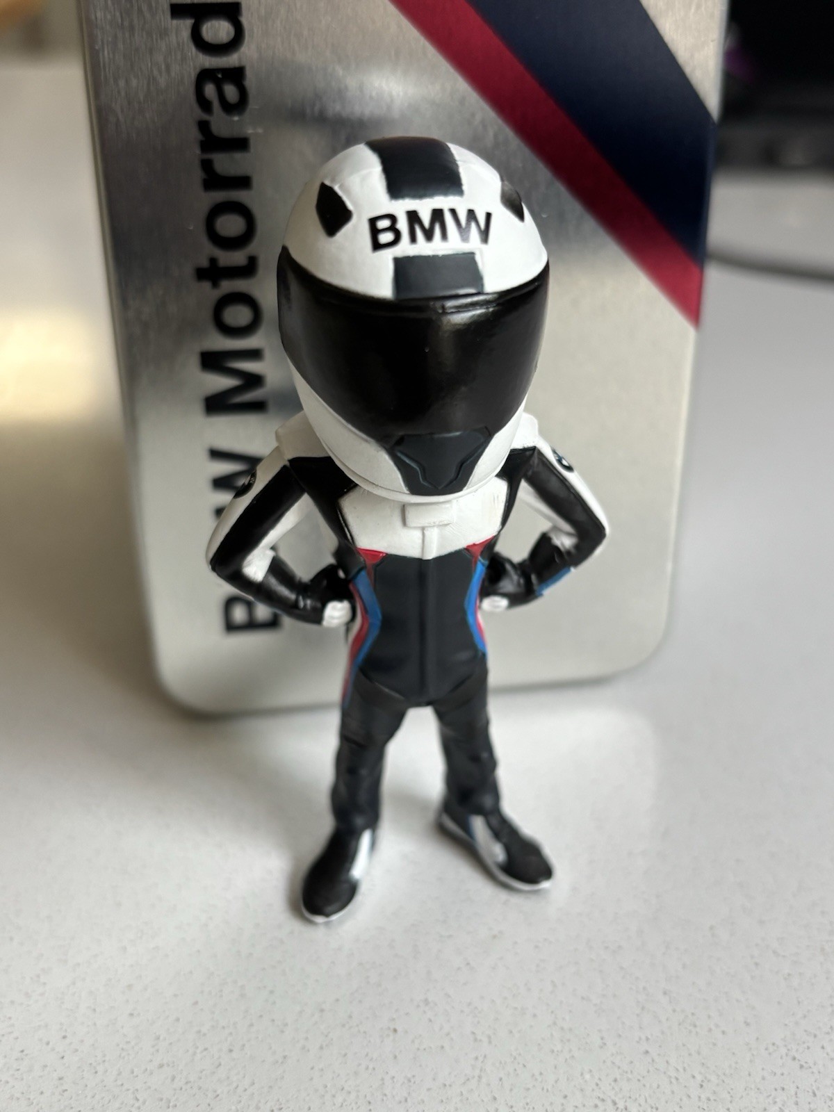 BMW Motorrad Double R Motorcycle Racer 15GB USB Flash Drive in Tin Box