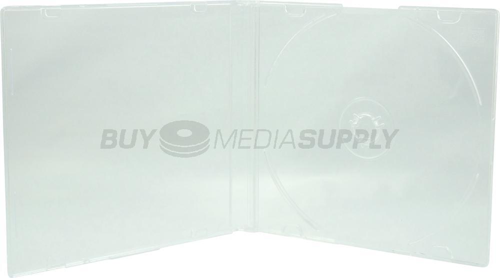 5.2mm Slimline Super Clear 1 Disc CD Jewel Case Lot