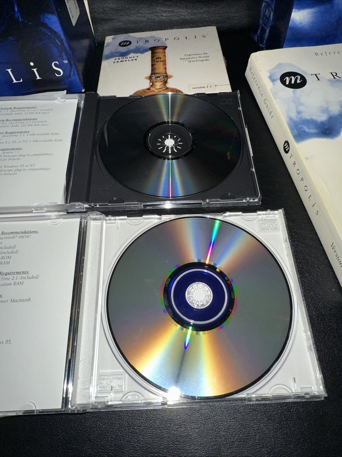 m Tropolis Multimedia Authoring Tool v 1.1 Manuals & 3.5″ Disks MAC Ver 2 Bonus