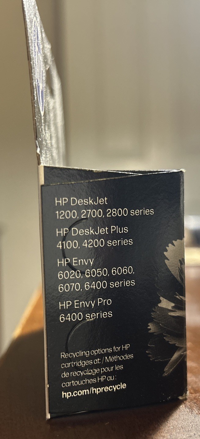 Genuine HP 67XL 3YM57AN Black Original High Yield Ink Cartridge MAR 2025