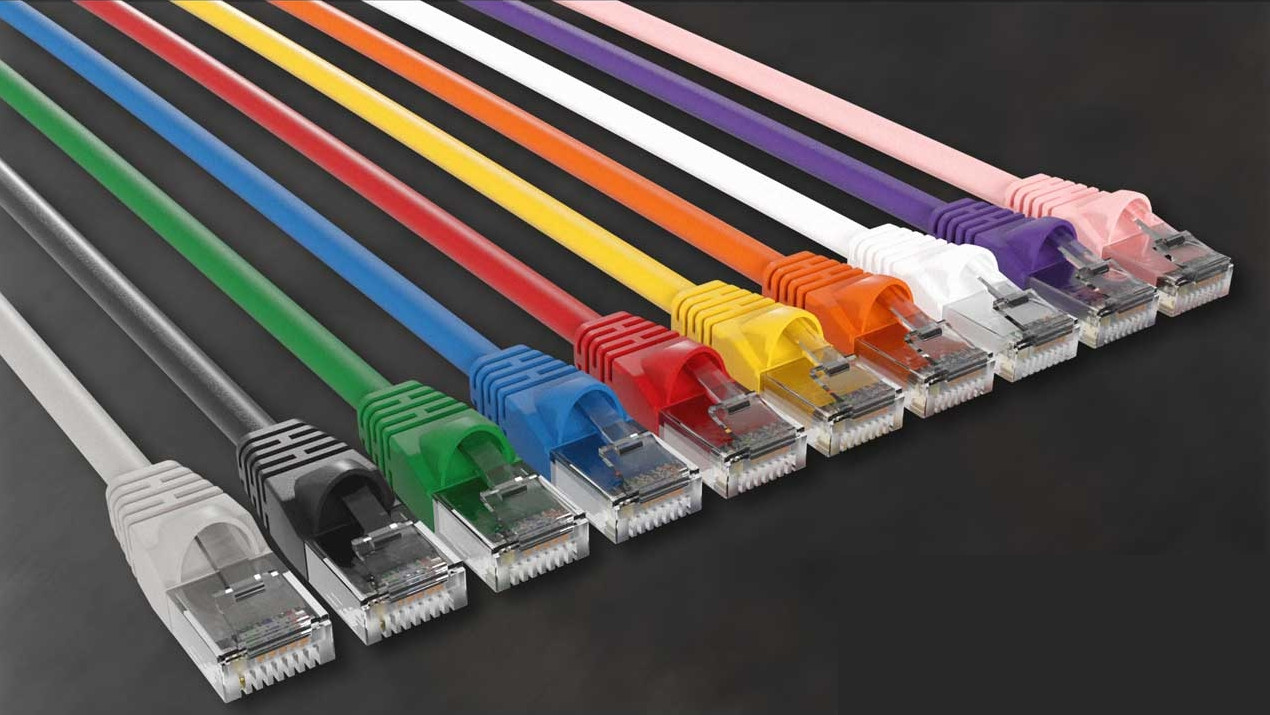 Cat6 550MHz patch cable booted 6in 1ft 1.5ft 2ft 3ft 5ft 7ft 10ft Lot of 1,5,10