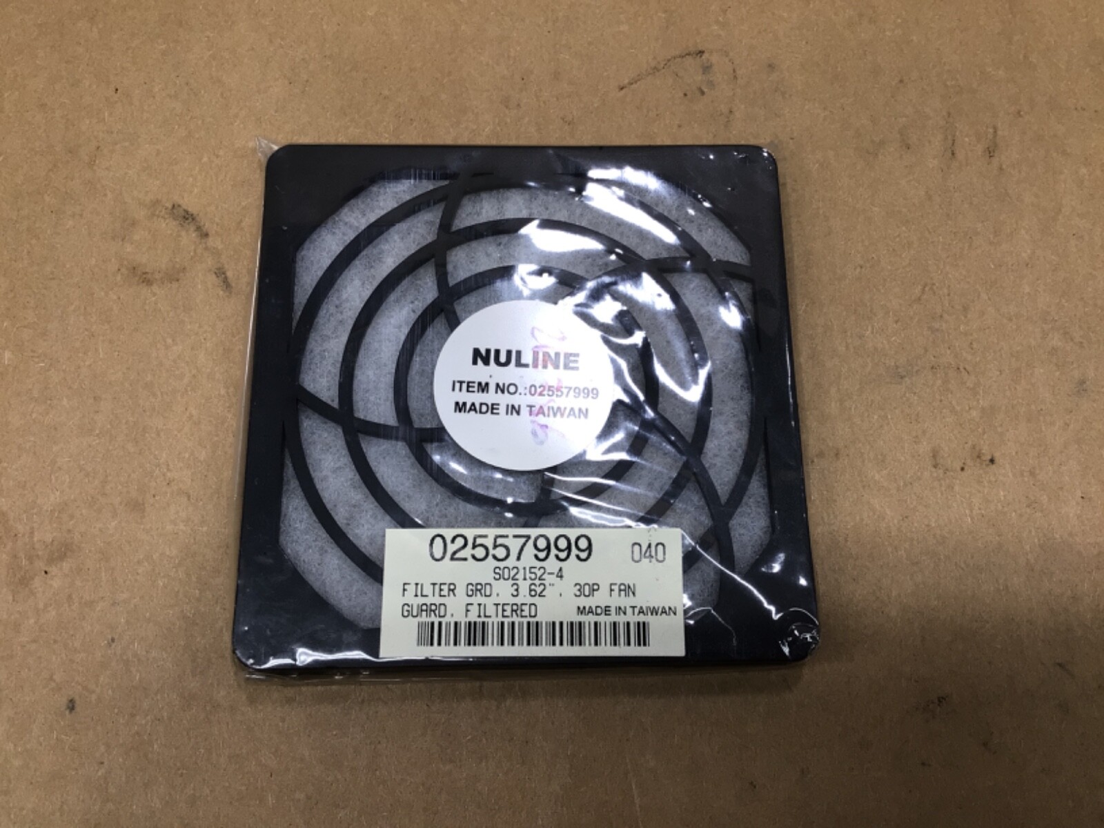 NULINE FAN FILTER 3.62 30P 02557999 *NEW* #4003L8IAC