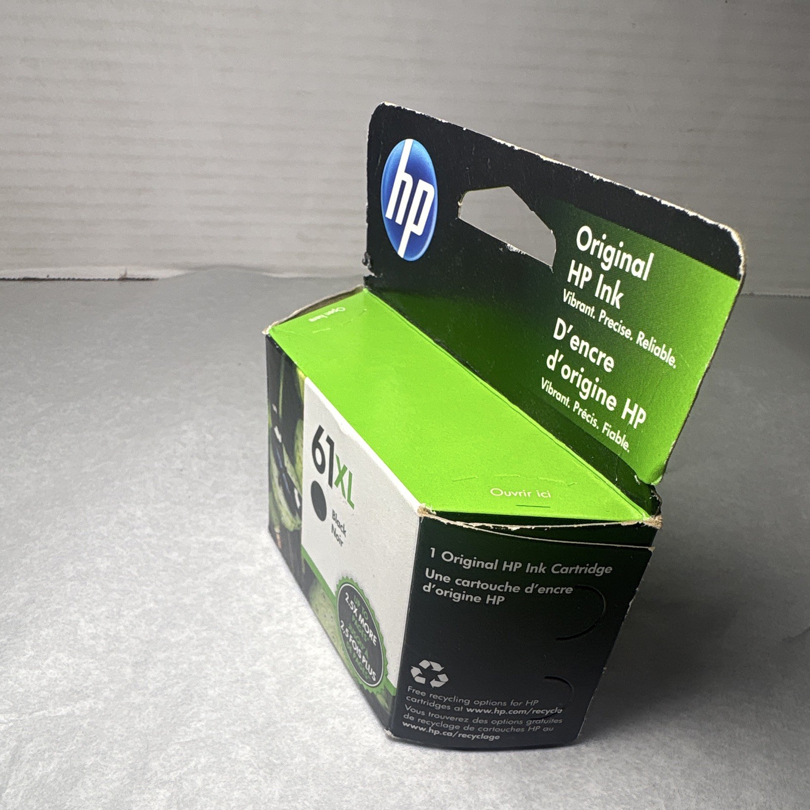 HP 61XL Black Genuine/Original Inkjet Ink Cartridge CH563WN For HP