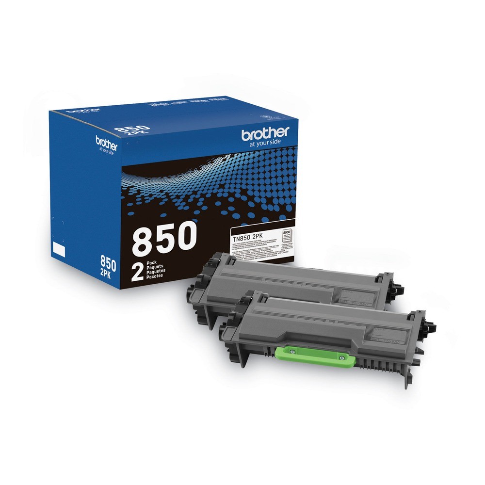 Brother TN8502PK 8,000 Page-Yield High-Yield Toner – Black (2/Pack) New