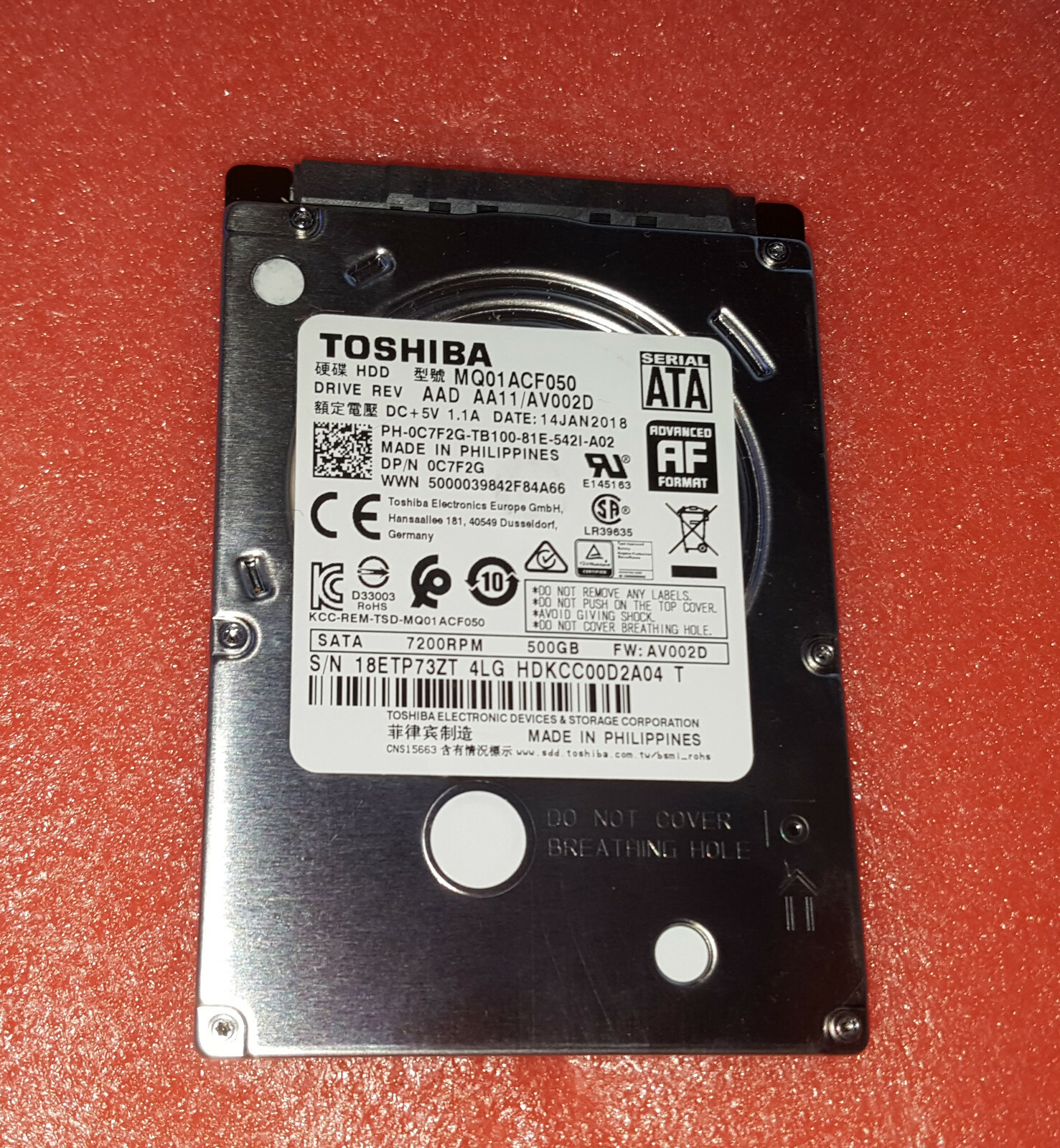 Dell Inspiron 15 1564 – 500GB Hard Drive with Windows 10 Home 64 Bit Preloaded