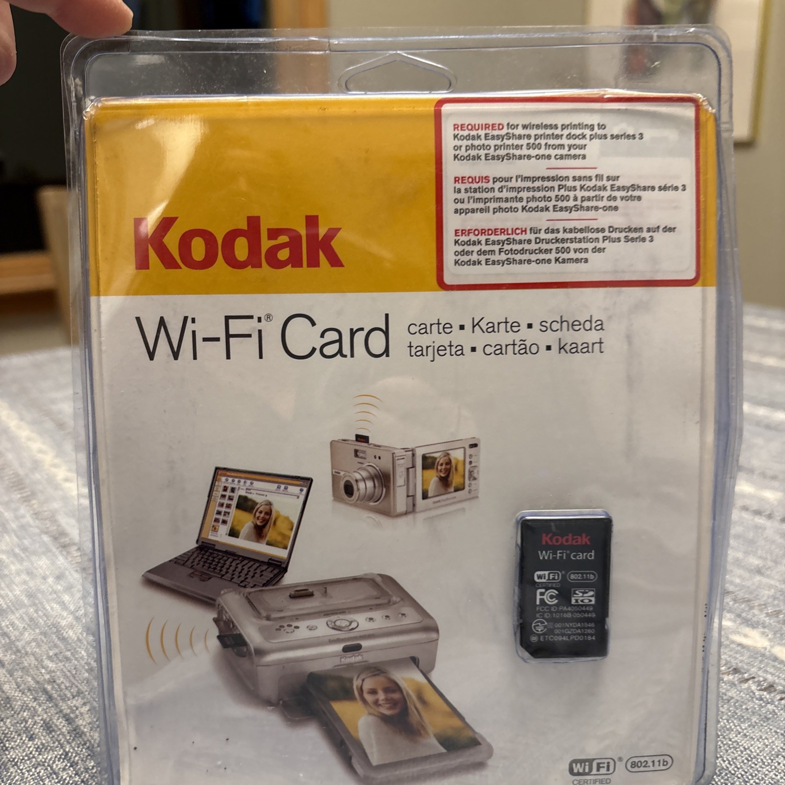 Kodak Wi-Fi Card for Kodak EasyShare-One Photo Printer 500 & Printer Dock Plus