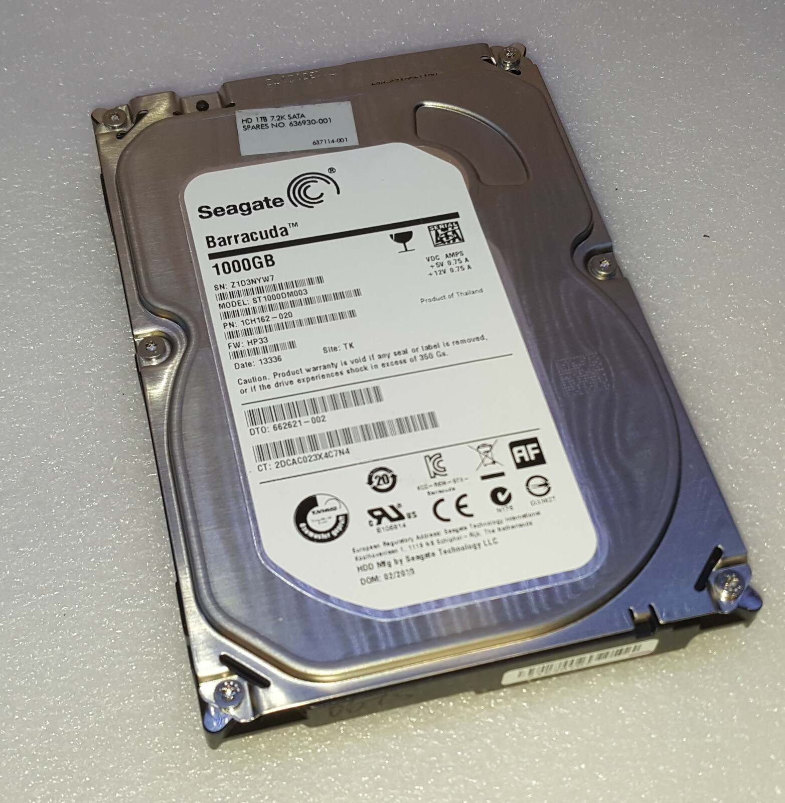 HP Pro 3000 – 1TB SATA Hard Drive with Windows 10 Home 64-Bit Loaded