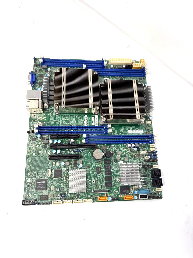Supermicro X10DRL-C Dual Socket LGA 2011-3 Server Motherboard w/ Heatsinks