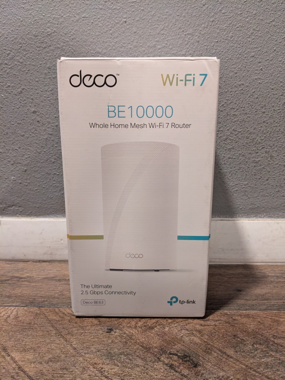 TP-Link Deco BE63 BE10000 Tri-Band WiFi 7 Mesh Router 2.5GbpsPorts 1 Pack TESTED